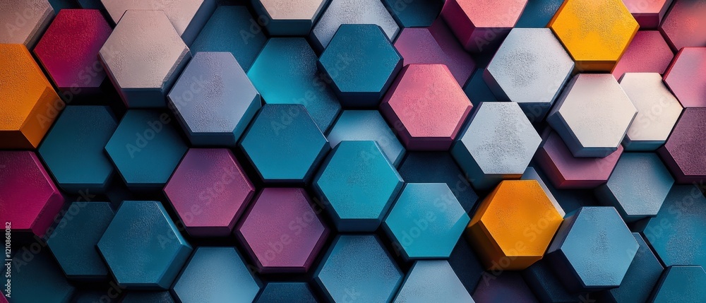 Colorful geometric shapes create an abstract design with circular and rectangular patterns in blue, orange, and black tones Colorful geometric shapes create an abstract design with circular and rectangular patterns in blue, orange, and black tones
