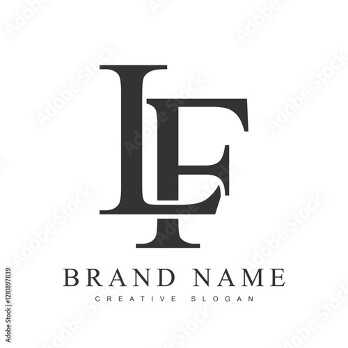 Schilderij op canvas LF trendy logotype template