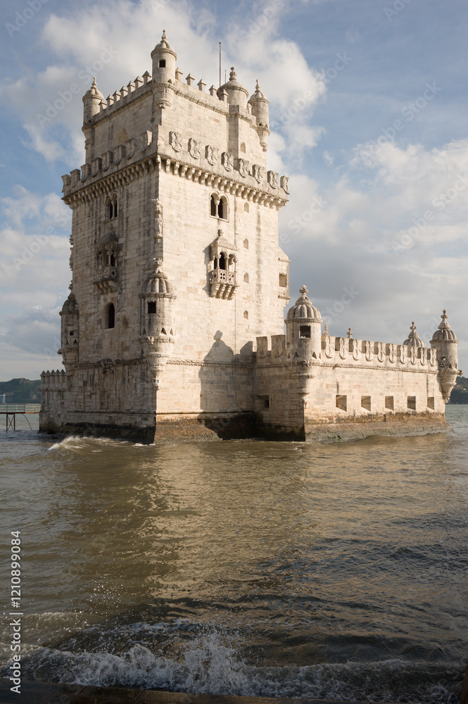 Belém Tower and Tagus River in Lisbon