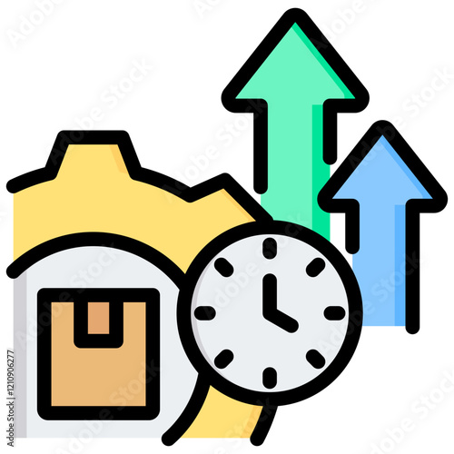 Productivity Outline Color Icon