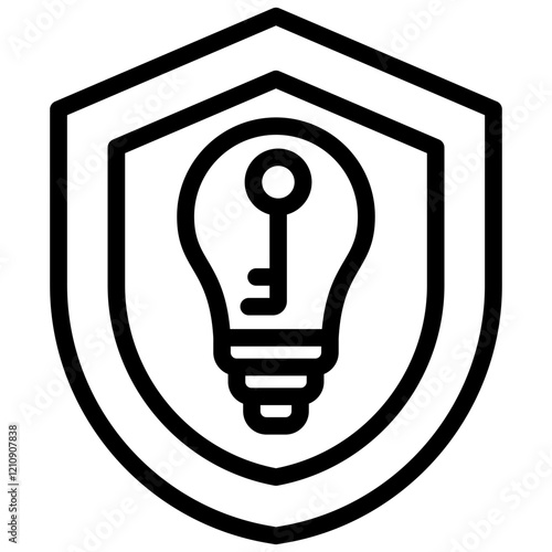 Intellectual Property Outline Icon