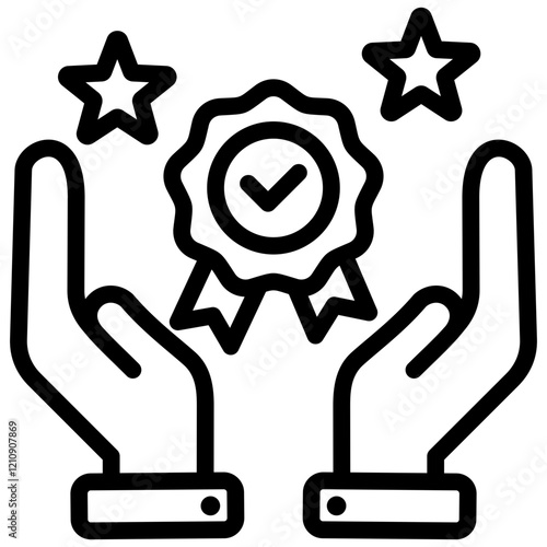 Brand Loyalty Outline Icon