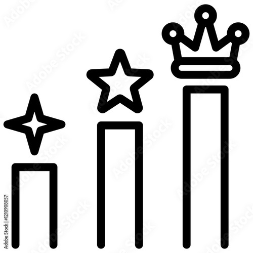 Competitive Advantage Outline Icon