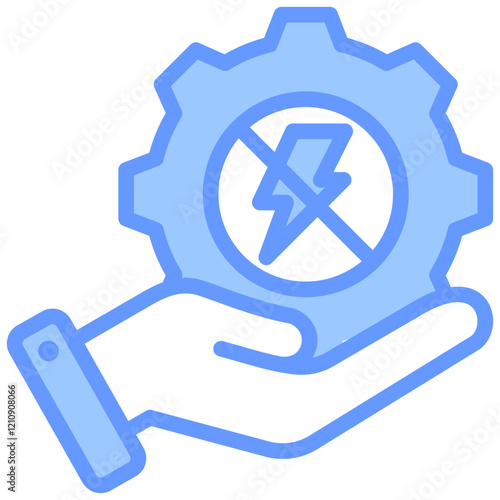 Resolution Blue Icon