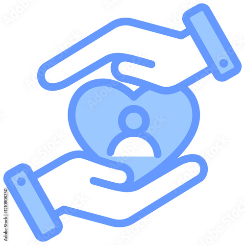 Loyalty Blue Icon