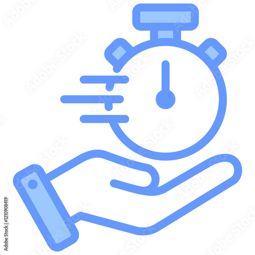 Speed Blue Icon