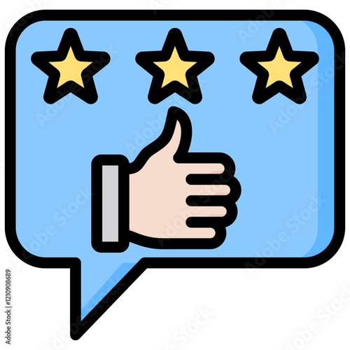Satisfaction Outline Color Icon
