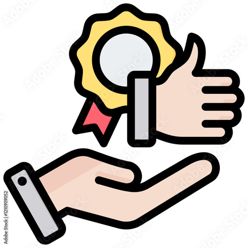 Quality Outline Color Icon