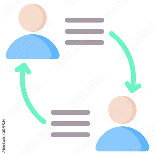Communication Flat Icon