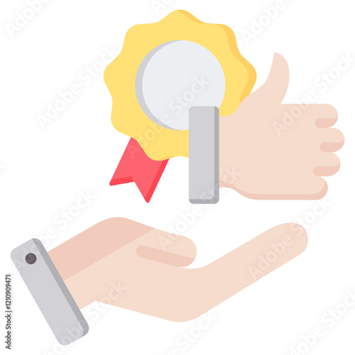 Quality Flat Icon