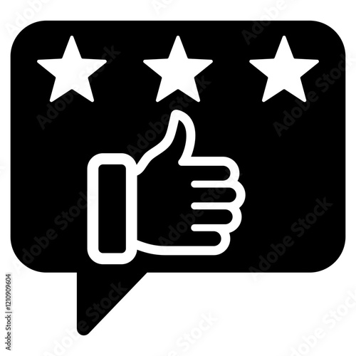 Satisfaction Glyph Icon