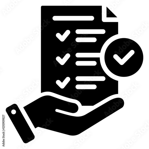 Accountability Glyph Icon
