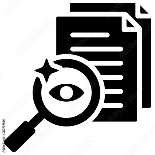Transparency Glyph Icon