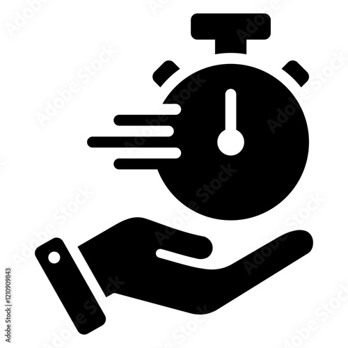 Speed Glyph Icon