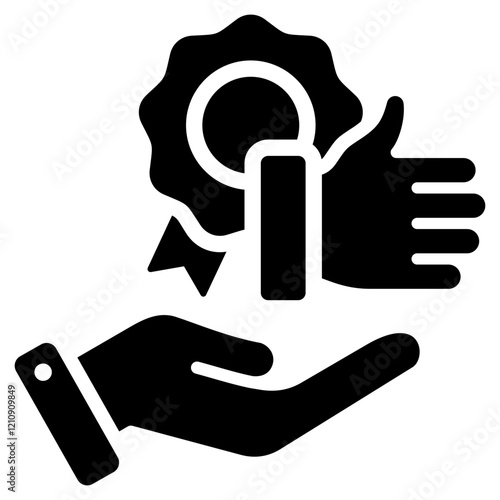 Quality Glyph Icon
