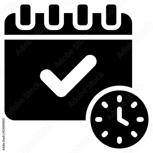 Resolution Time Glyph Icon