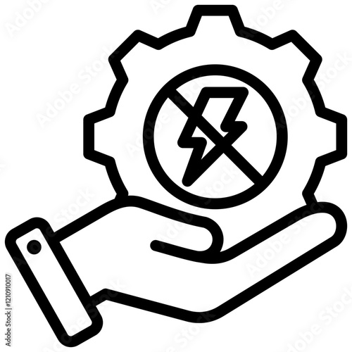 Resolution Outline Icon