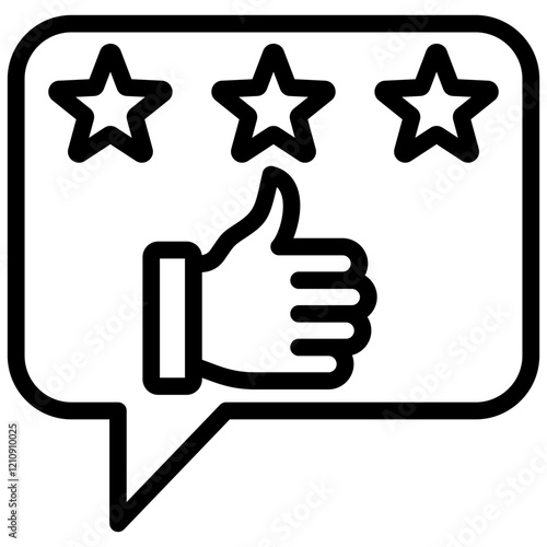 Satisfaction Outline Icon