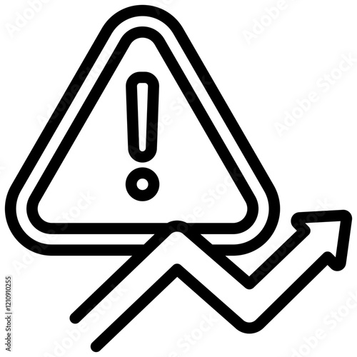 Problem Escalation Outline Icon