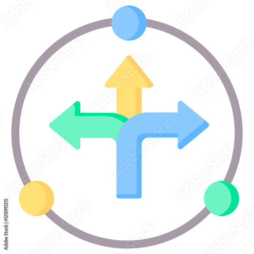 Flexible Flat Icon