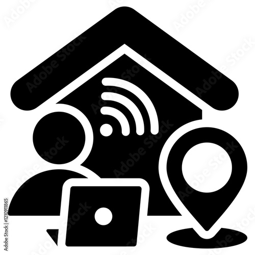 Remote Position Glyph Icon