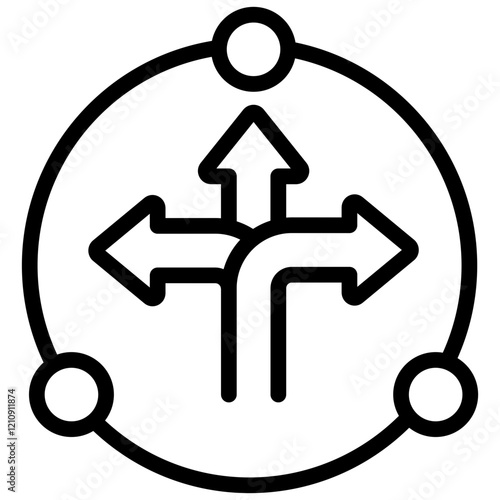 Flexible Outline Icon