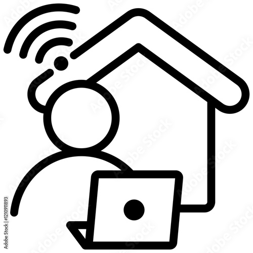 Remote Outline Icon