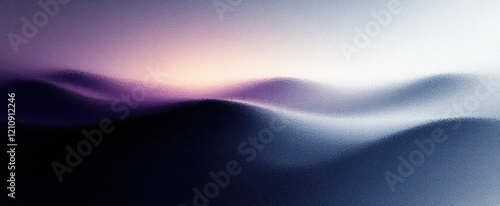 Monochromatic Gradient Abstract Art Soft Brush Strokes Minimalist Design Background Poster