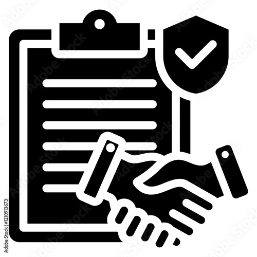 Commitment Glyph Icon