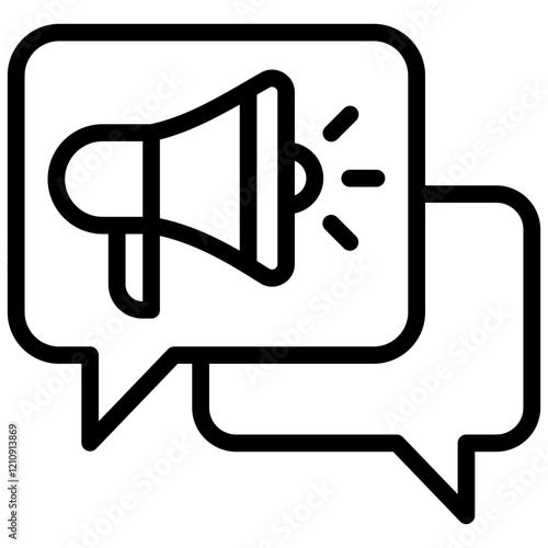 Communication Outline Icon