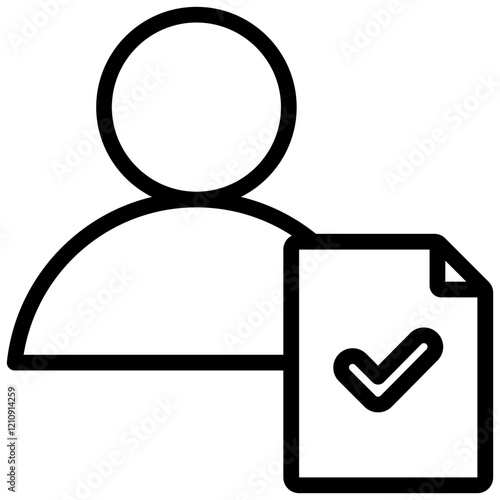 Attendance Outline Icon