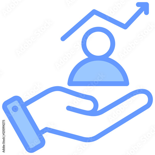 Development Blue Icon
