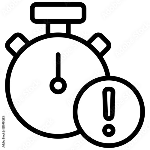 Deadline Outline Icon