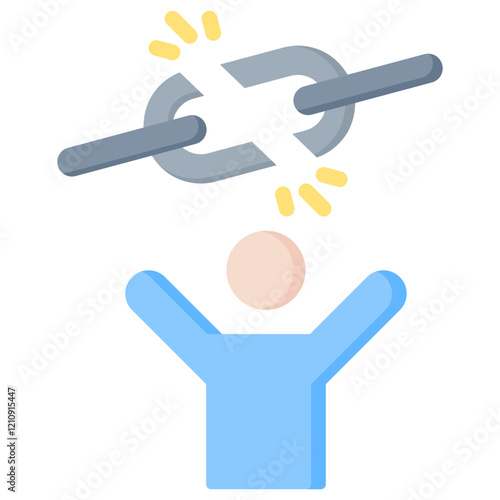 Liberation Flat Icon