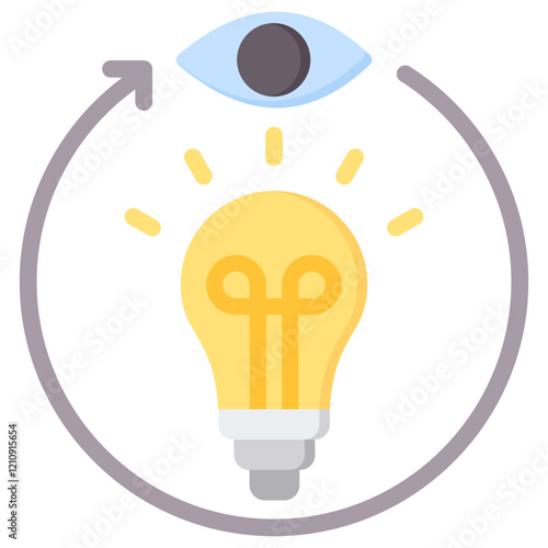 New Perspective Flat Icon