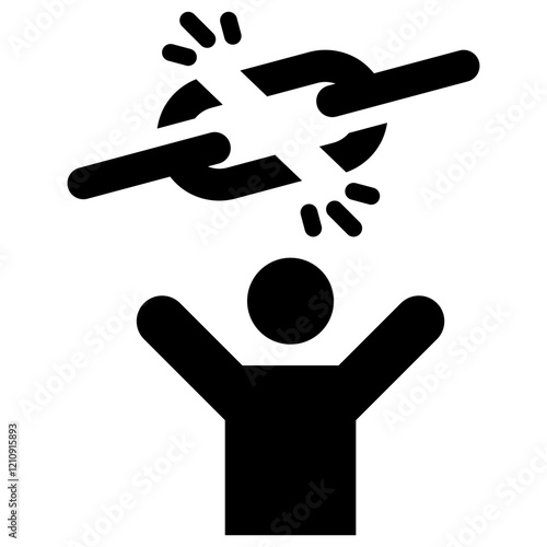 Liberation Glyph Icon