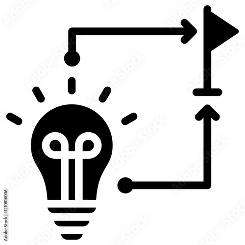 Realization Glyph Icon