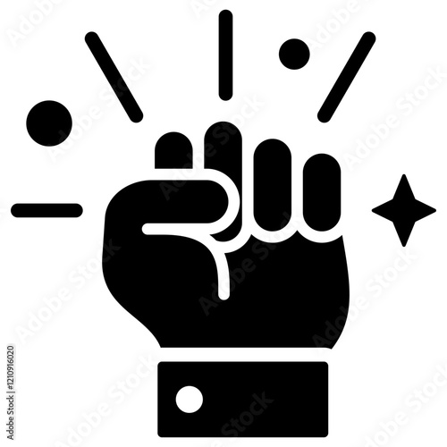 Empower Glyph Icon