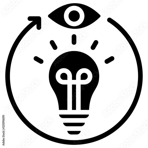 New Perspective Glyph Icon