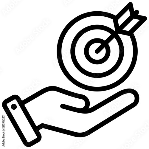 Overcoming Outline Icon