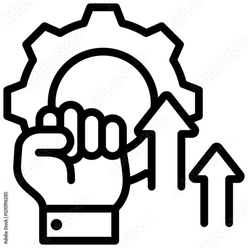 Revolution Outline Icon