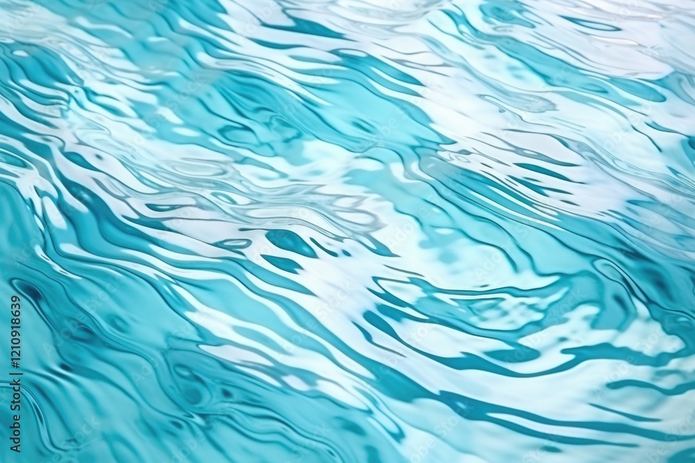 Aerial top view of clam ocean water Aerial top view of clam ocean water