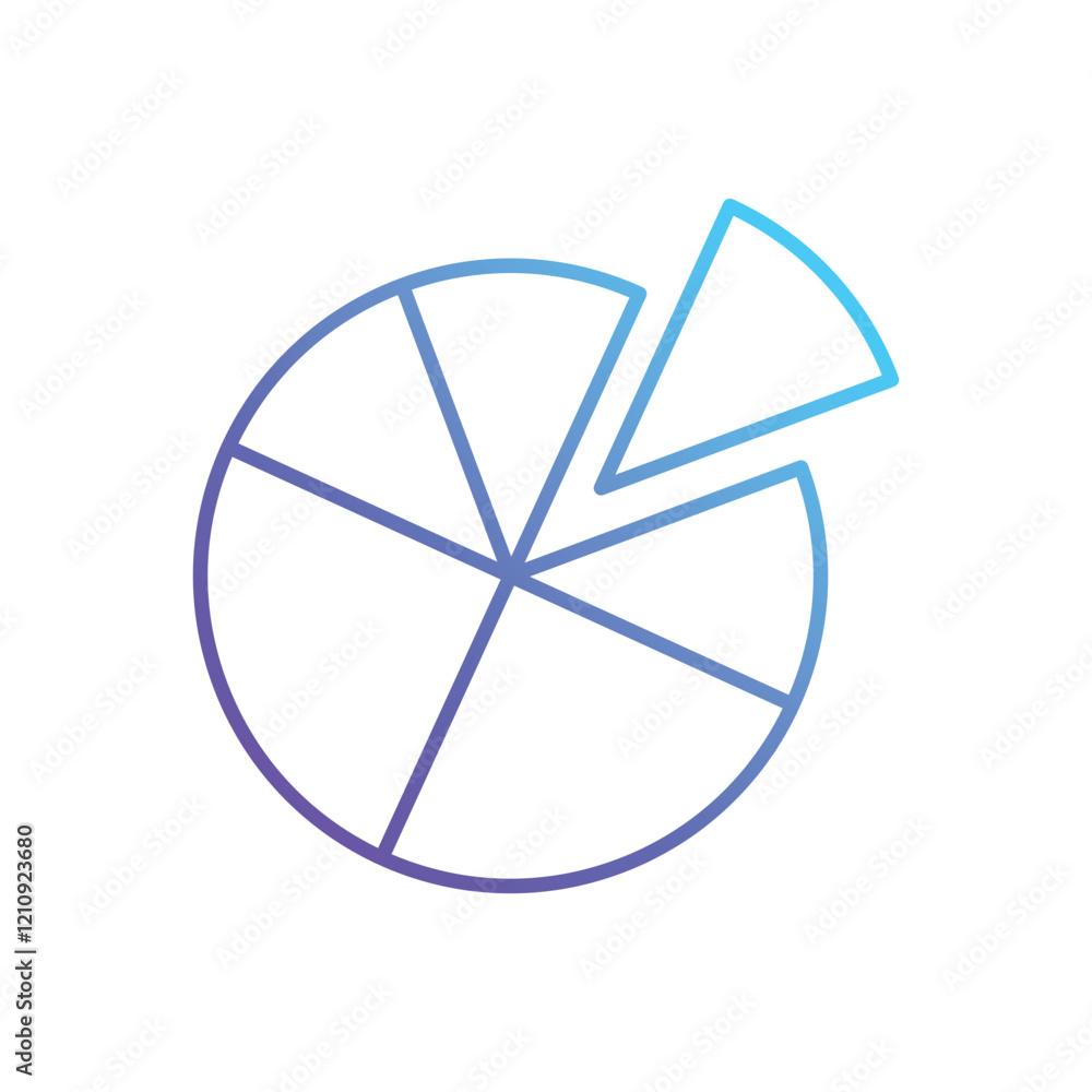 Pie Chart vector icon Pie Chart vector icon
