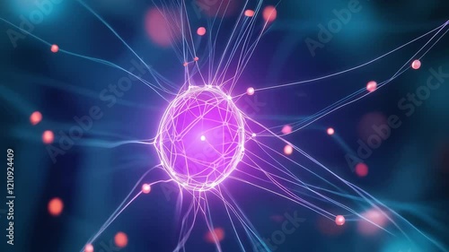 Dynamic neural network activity with glowing connections and synapses