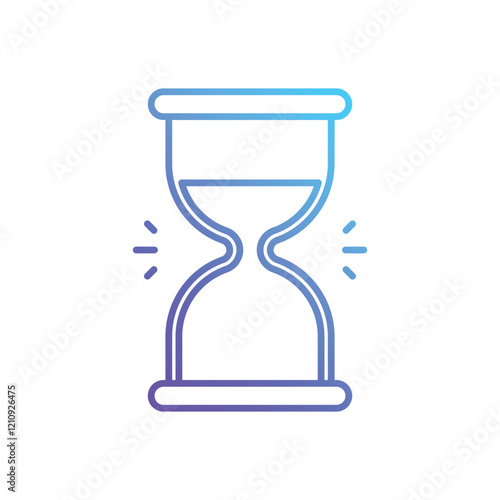 Hourglass vector icon