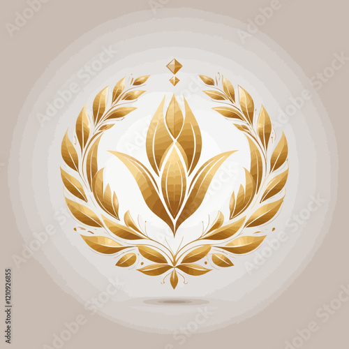 Luxury Gold Logo.Vector on white background 