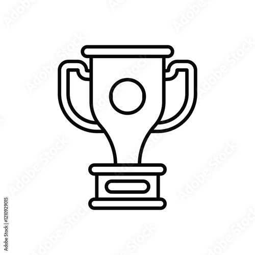 Trophy vector icon