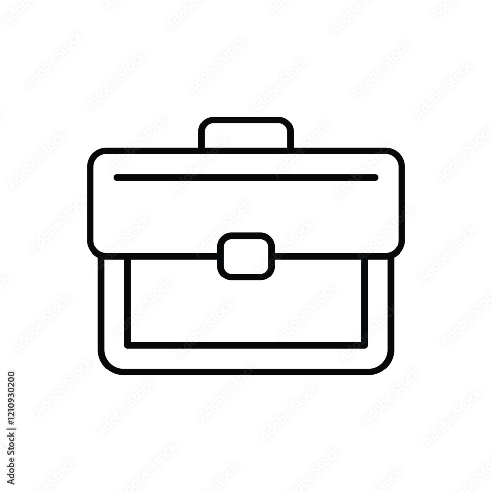 Briefcase vector icon Briefcase vector icon