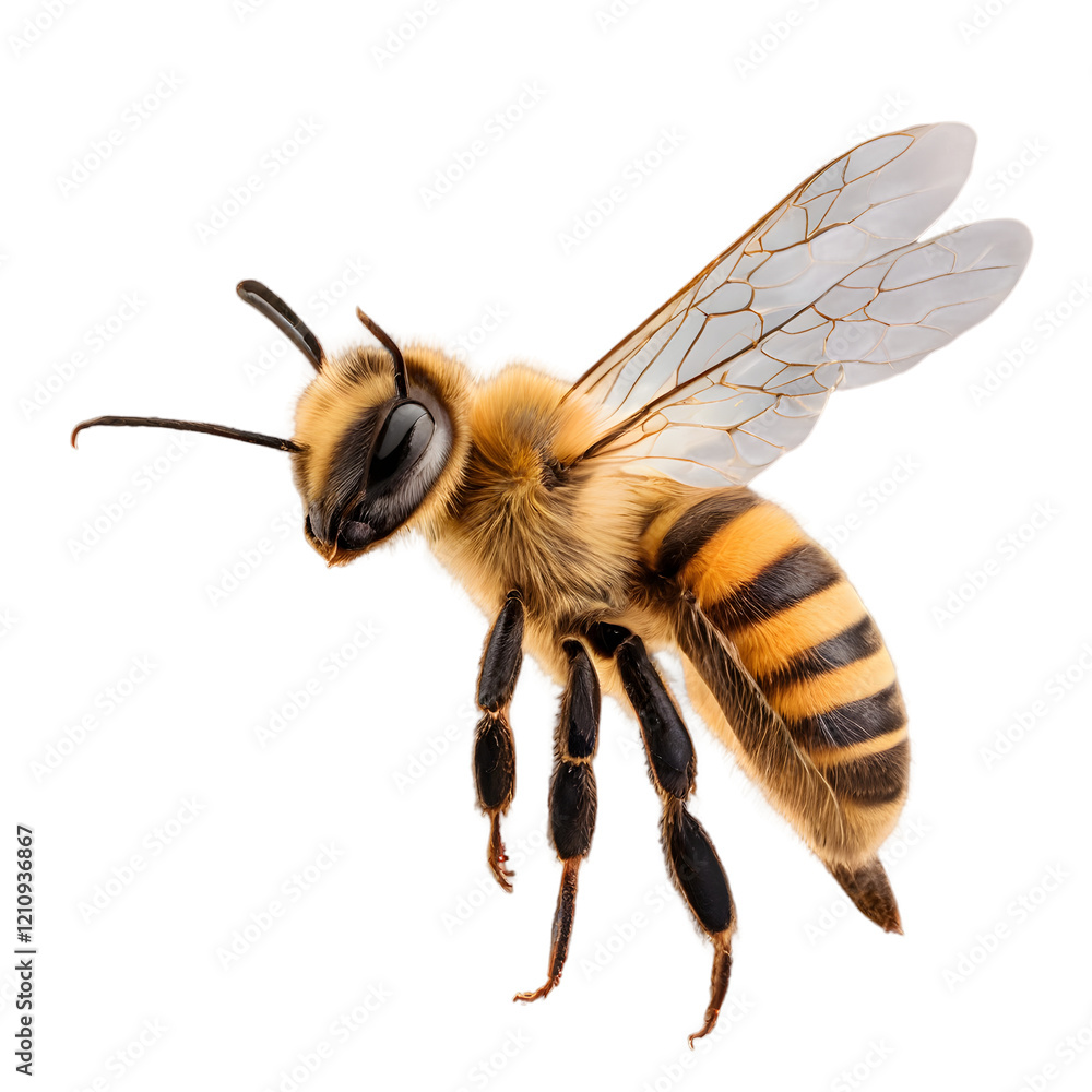 elegance and golden bee flying isolated on background for Artistic Designs elegance and golden bee flying isolated on background for Artistic Designs