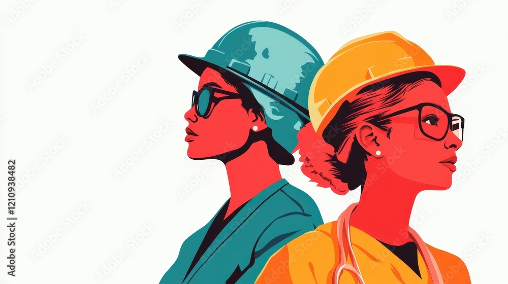 Fototapeta premium Portrait of Diverse Women in Professional Attire Showcasing Empowerment and Strength